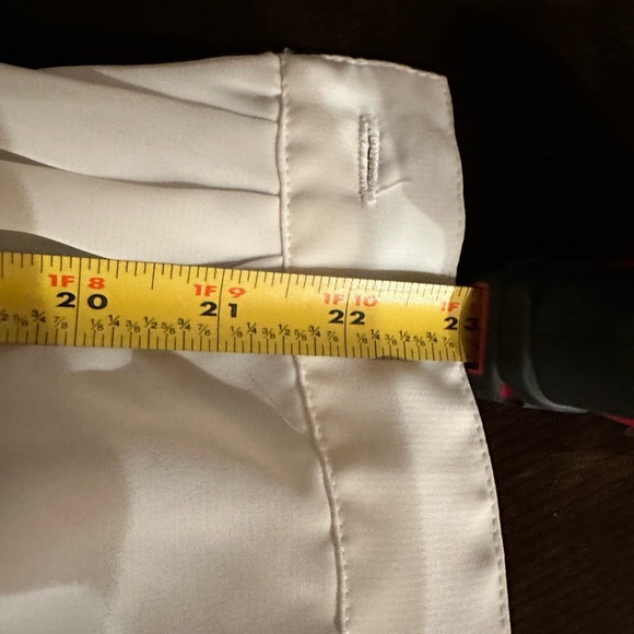 Christie & Jill White Sheer Fabric Buttons. Front Has Embroidery Detailed Sz.10 - Picture 9 of 10